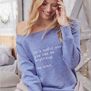Oh & Ah London “Be Kind” Cozy Pullover
NWT